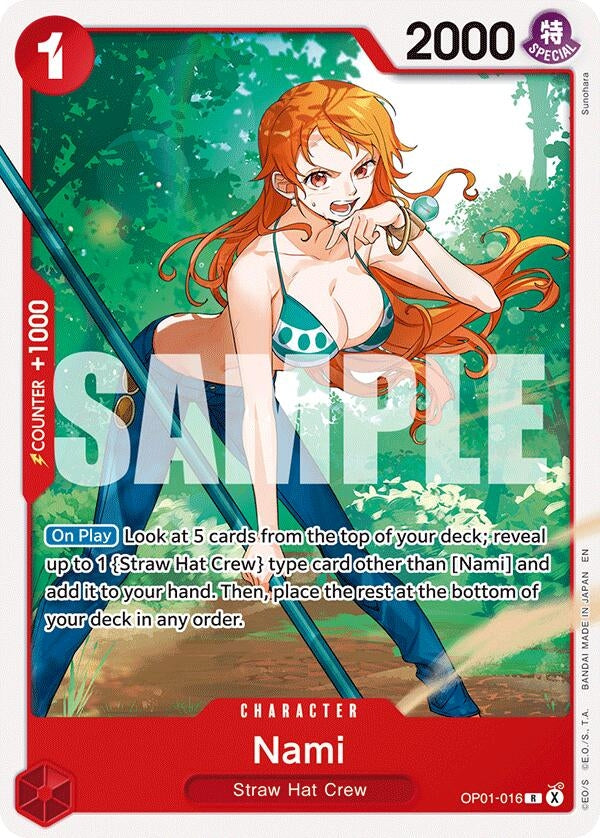 Image for Nami (OP01-016) (ST-31: Starter Deck 31 RED Monkey.D.Luffy) (ST-31) - One Piece Card Game