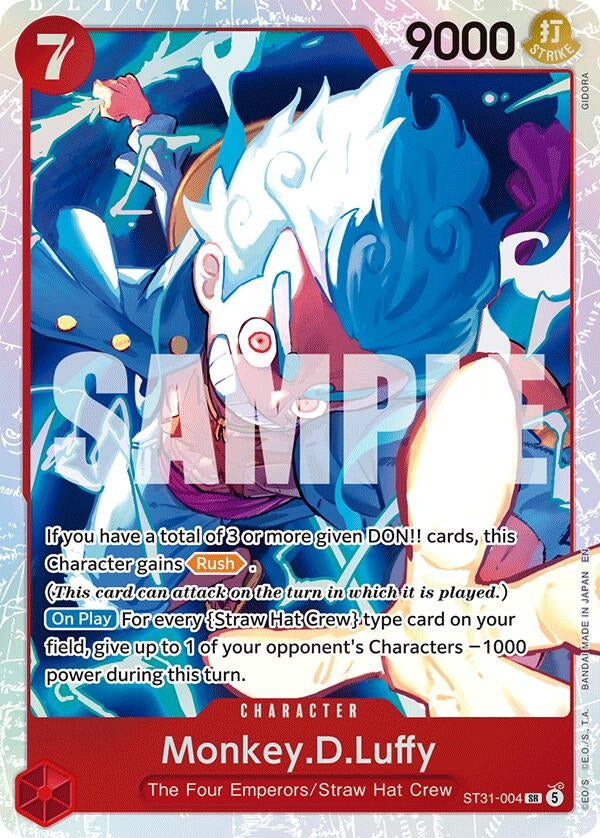 Monkey.D.Luffy (ST31-004) (ST31-004) (Foil) (Starter Deck 31: RED Monkey.D.Luffy)