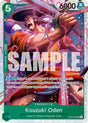 Image for Kouzuki Oden (ST32-002) (Foil) (ST-32: Starter Deck 32 GREEN Roronoa Zoro) (ST-32) - One Piece Card Game