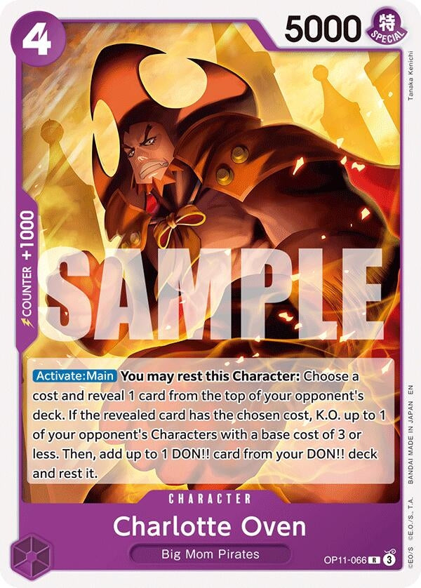 Image for Charlotte Oven (OP11-066) (ST-34: Starter Deck 34 PURPLE Charlotte Katakuri) (ST-34) - One Piece Card Game