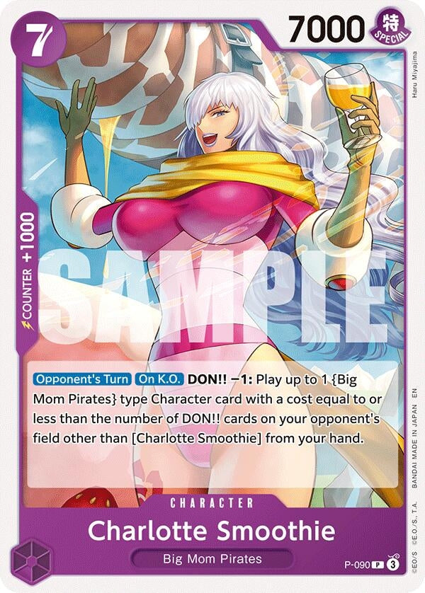 Image for Charlotte Smoothie (P-090) (ST-34: Starter Deck 34 PURPLE Charlotte Katakuri) (ST-34) - One Piece Card Game