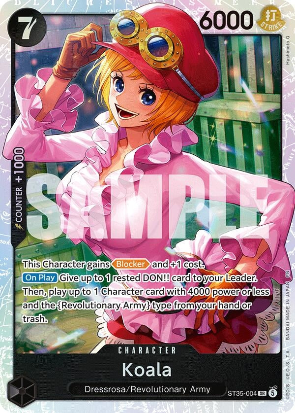 Image for Koala (ST35-004) (Foil) (ST-35: Starter Deck 35 RED/BLACK Sabo) (ST-35) - One Piece Card Game