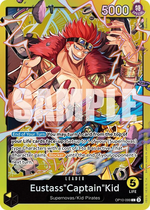 Image for Eustass"Captain"Kid (OP10-099) (OP10-099) (Foil) (ST-36: Starter Deck 36 YELLOW Eustass"Captain"Kid) (ST-36) - One Piece Card Game