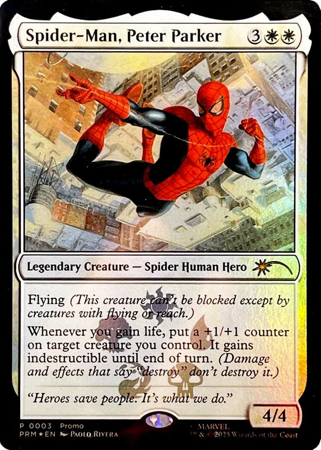 Image for Spider-Man, Peter Parker (3) (Foil) (Unique and Miscellaneous Promos) (UMP) - Magic: The Gathering
