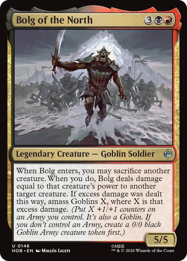 Image for Bolg of the North (148) (Foil) (The Hobbit) (HOB) - Magic: The Gathering