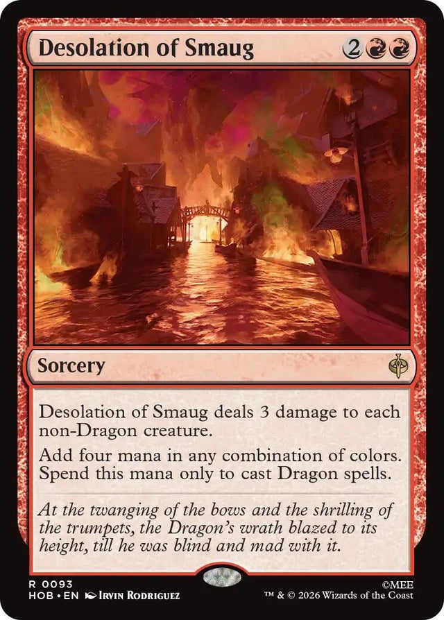 Image for Desolation of Smaug (93) (Foil) (The Hobbit) (HOB) - Magic: The Gathering