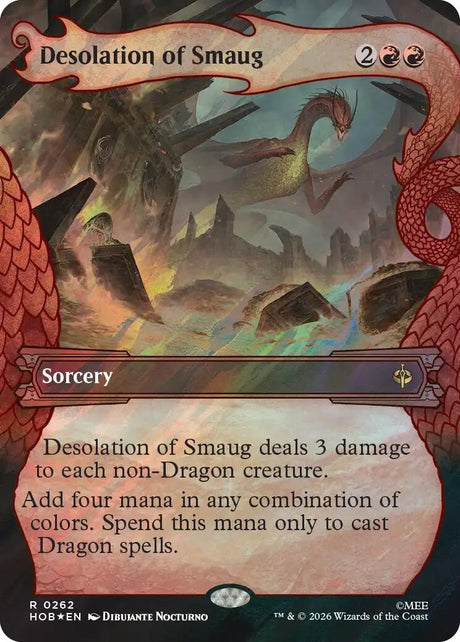 Image for Desolation of Smaug (Showcase) (Surge Foil) (262) (Foil) (The Hobbit) (HOB) - Magic: The Gathering