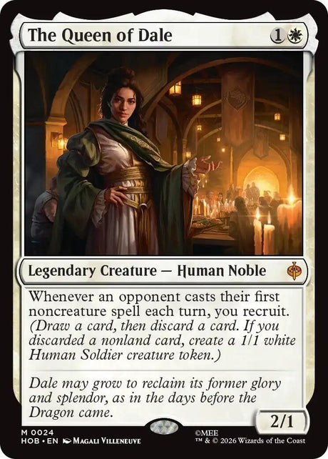 Image for The Queen of Dale (24) (Foil) (The Hobbit) (HOB) - Magic: The Gathering