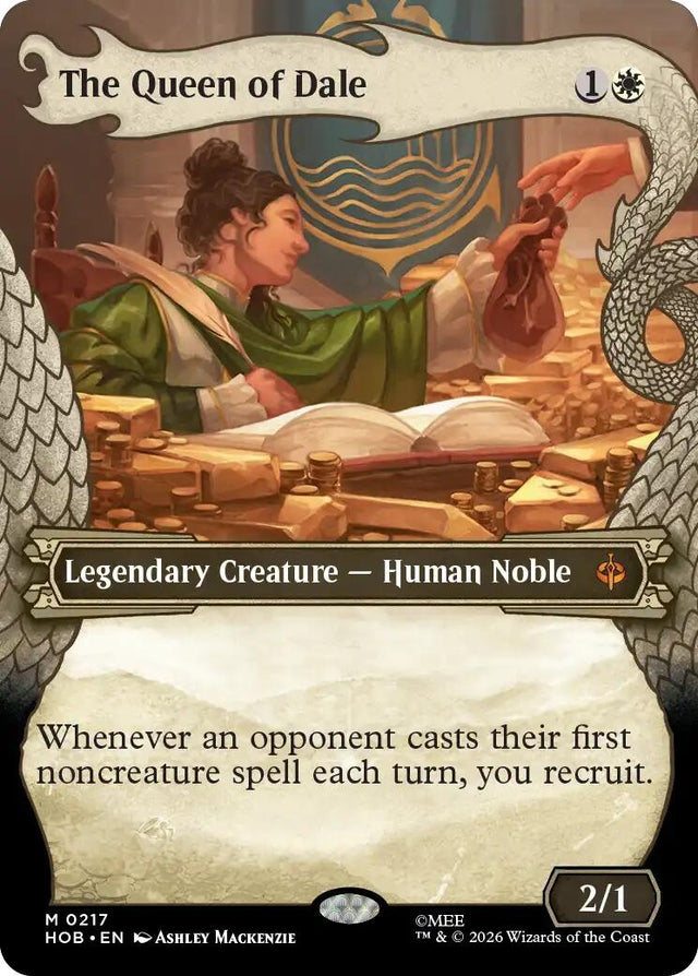 Image for The Queen of Dale (Showcase) (217) (Foil) (The Hobbit) (HOB) - Magic: The Gathering