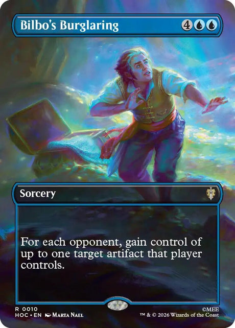 Image for Bilbo's Burglaring (Borderless) (10) (Foil) (The Hobbit: Eternal-Legal) (HOC) - Magic: The Gathering