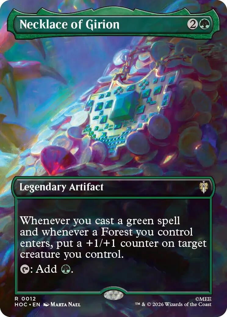 Image for Necklace of Girion (Borderless) (12) (Foil) (The Hobbit: Eternal-Legal) (HOC) - Magic: The Gathering