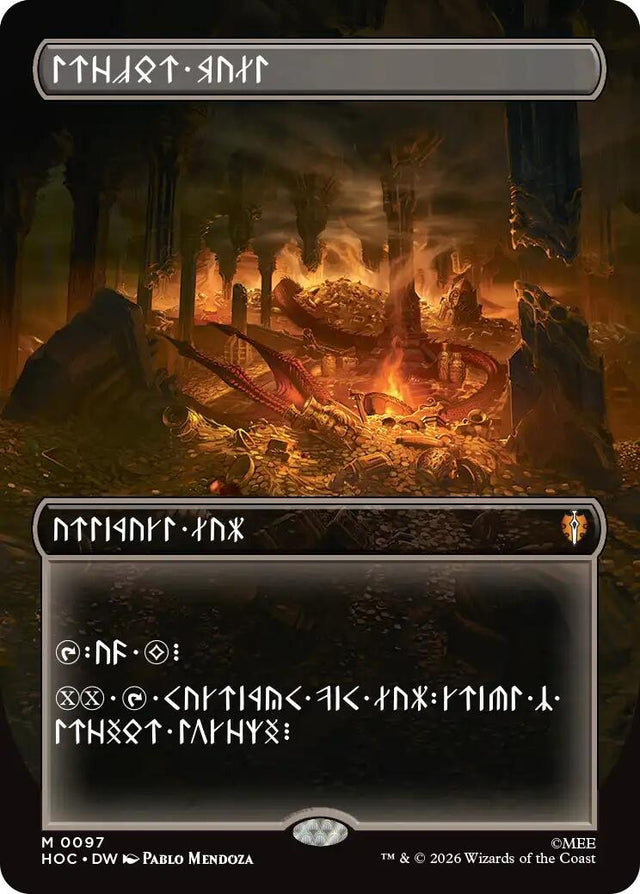 Image for Treasure Vault (Borderless) (Dwarvish) (97) (Foil) (The Hobbit: Eternal-Legal) (HOC) - Magic: The Gathering