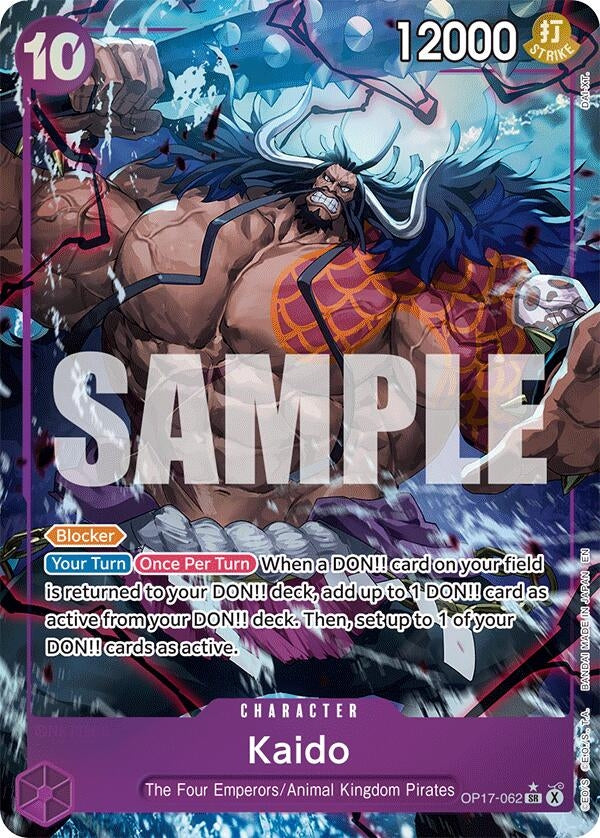 Image for Kaido (062) (Alternate Art) (OP17-062) (Foil) (The World's Strongest Warriors) (OP17) - One Piece Card Game