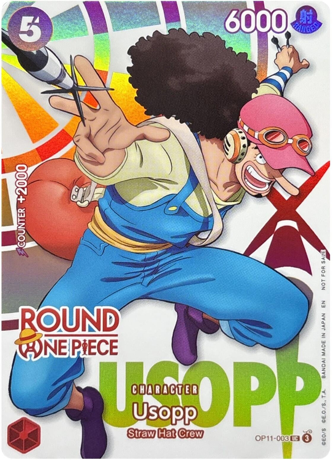 Image for Usopp (Round 1 Promo) (OP11-003) (Foil) (One Piece Promotion Cards) (OP-PR) - One Piece Card Game