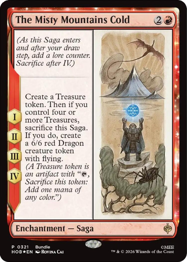 Image for The Misty Mountains Cold (321) (Foil) (Unique and Miscellaneous Promos) (UMP) - Magic: The Gathering
