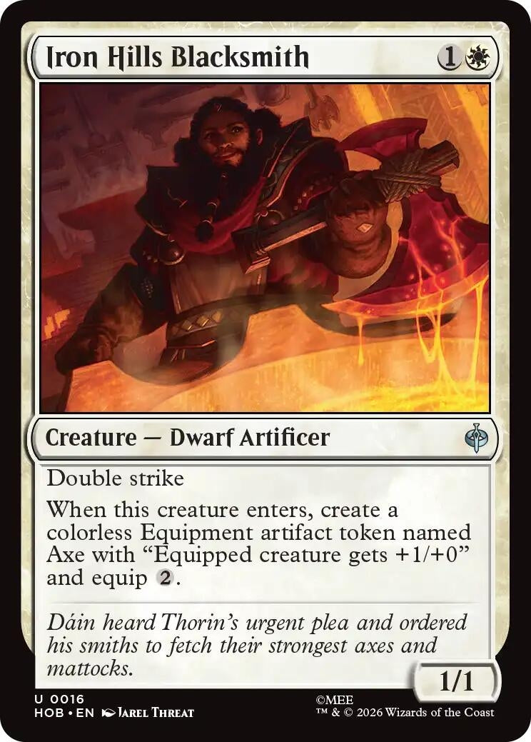 Image for Iron Hills Blacksmith (16) (Foil) (The Hobbit) (HOB) - Magic: The Gathering