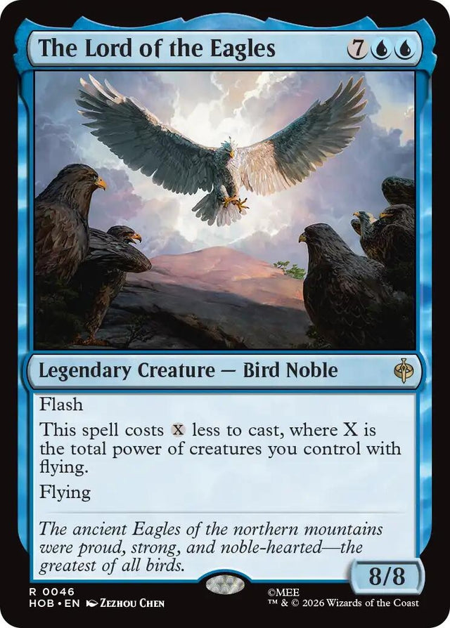 Image for The Lord of the Eagles (46) (Foil) (The Hobbit) (HOB) - Magic: The Gathering