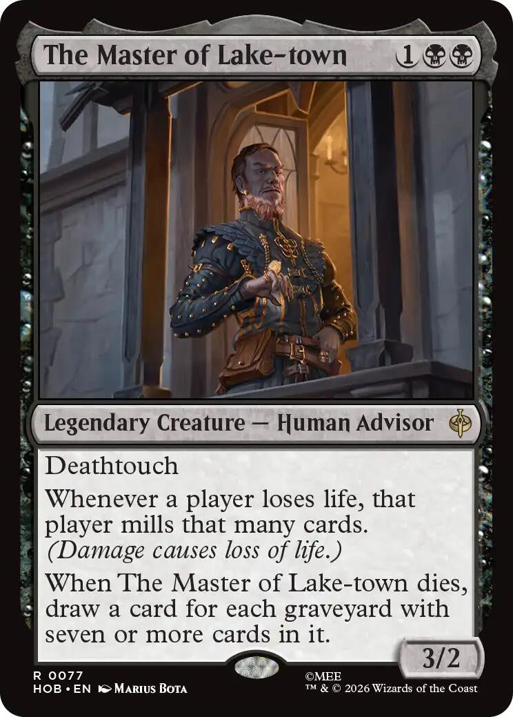 Image for The Master of Lake-town (77) (Foil) (The Hobbit) (HOB) - Magic: The Gathering