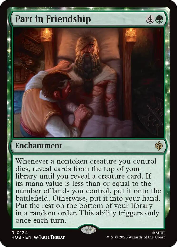 Image for Part in Friendship (134) (Foil) (The Hobbit) (HOB) - Magic: The Gathering