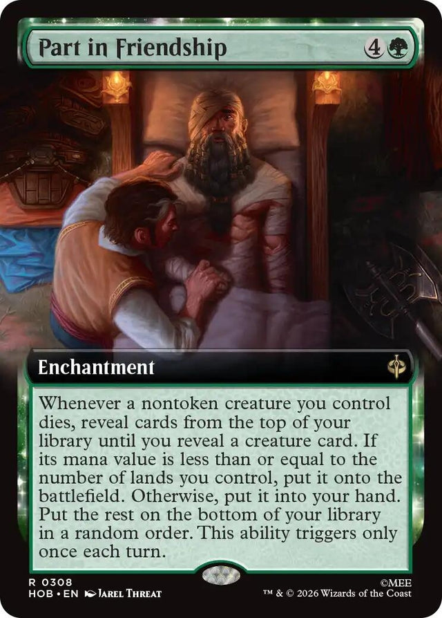 Image for Part in Friendship (Extended Art) (308) (Foil) (The Hobbit) (HOB) - Magic: The Gathering