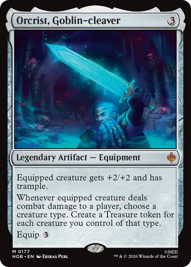 Image for Orcrist, Goblin-cleaver (177) (Foil) (The Hobbit) (HOB) - Magic: The Gathering