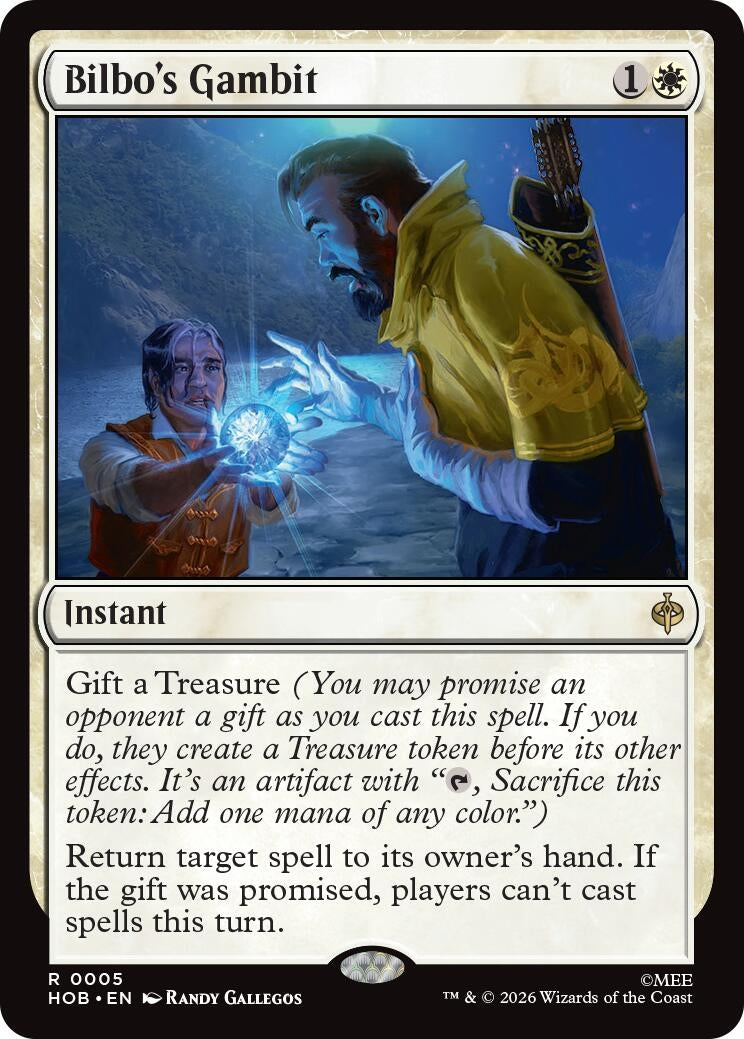 Image for Bilbo's Gambit (5) (Foil) (The Hobbit) (HOB) - Magic: The Gathering