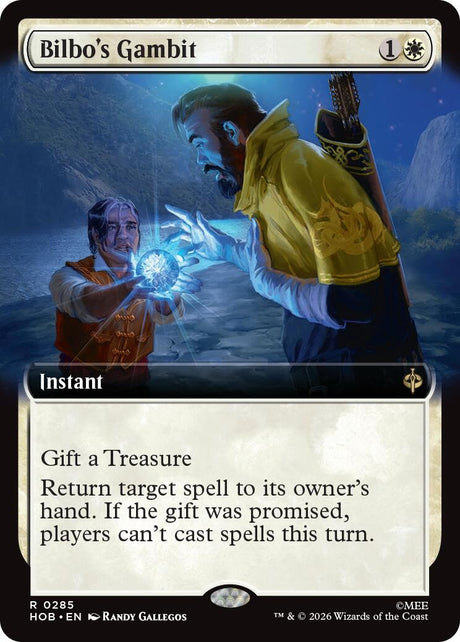 Image for Bilbo's Gambit (Extended Art) (285) (Foil) (The Hobbit) (HOB) - Magic: The Gathering