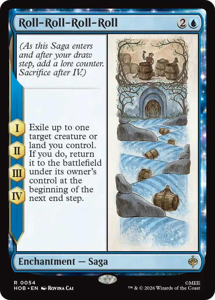 Image for Roll-Roll-Roll-Roll (54) (Foil) (The Hobbit) (HOB) - Magic: The Gathering
