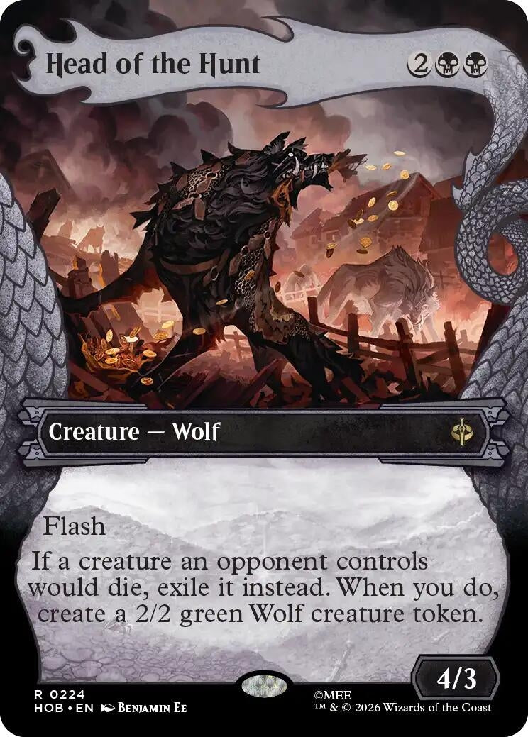 Image for Head of the Hunt (Showcase) (224) (Foil) (The Hobbit) (HOB) - Magic: The Gathering