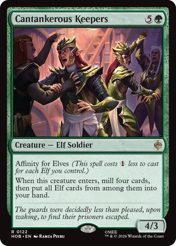 Image for Cantankerous Keepers (122) (Foil) (The Hobbit) (HOB) - Magic: The Gathering