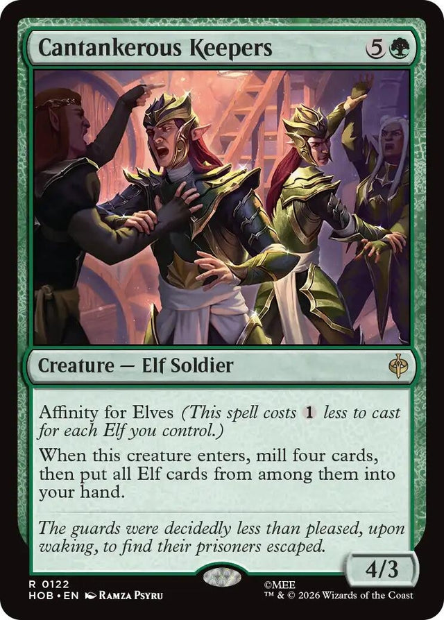 Image for Cantankerous Keepers (122) (Foil) (The Hobbit) (HOB) - Magic: The Gathering