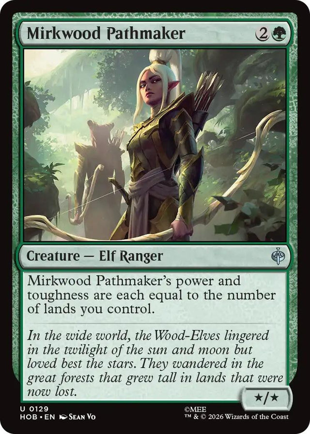 Image for Mirkwood Pathmaker (129) (Foil) (The Hobbit) (HOB) - Magic: The Gathering