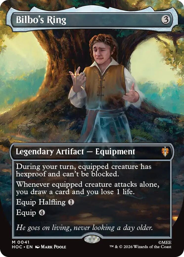Image for Bilbo's Ring (Borderless) (41) (The Hobbit: Eternal-Legal) (HOC) - Magic: The Gathering
