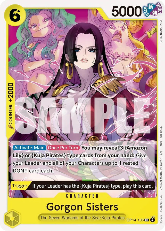 Image for Gorgon Sisters (Tournament Pack 2026 Vol. 3) (OP14-105) (One Piece Promotion Cards) (OP-PR) - One Piece Card Game