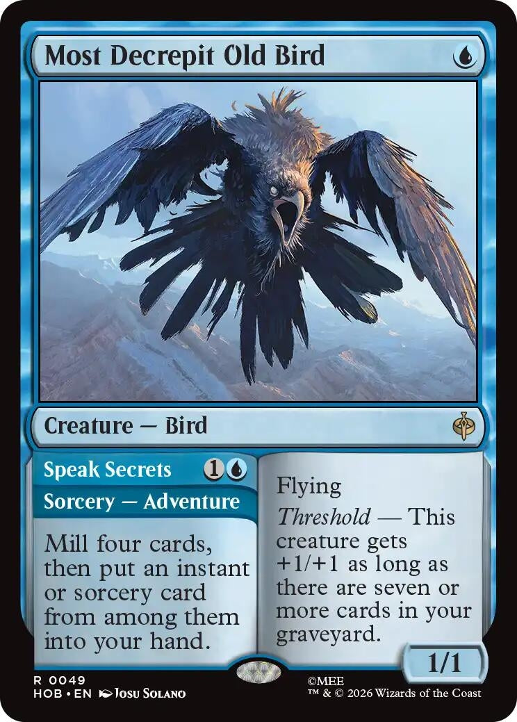 Image for Most Decrepit Old Bird (49) (Foil) (The Hobbit) (HOB) - Magic: The Gathering