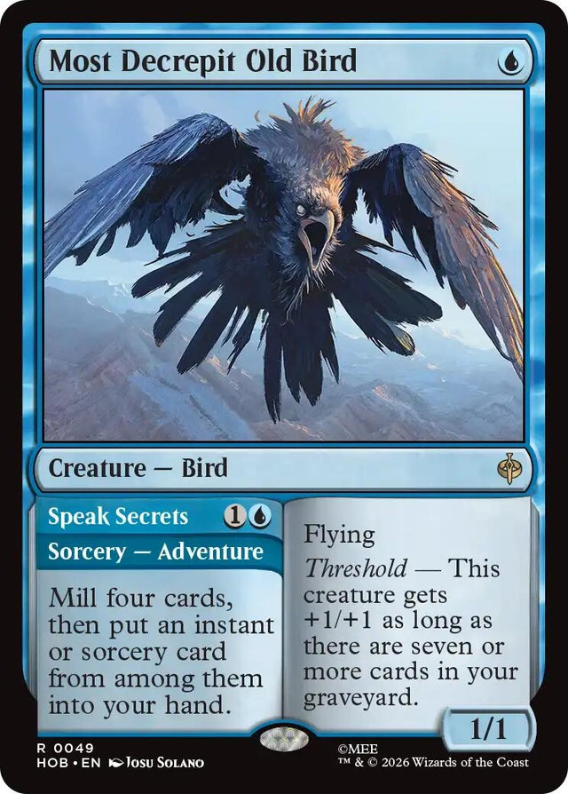 Image for Most Decrepit Old Bird (49) (Foil) (The Hobbit) (HOB) - Magic: The Gathering