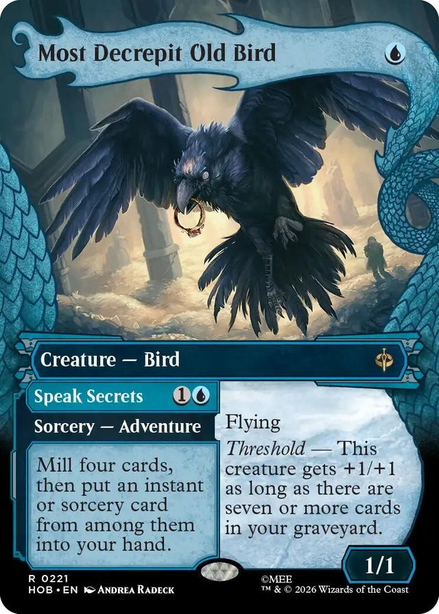 Image for Most Decrepit Old Bird (Showcase) (221) (Foil) (The Hobbit) (HOB) - Magic: The Gathering
