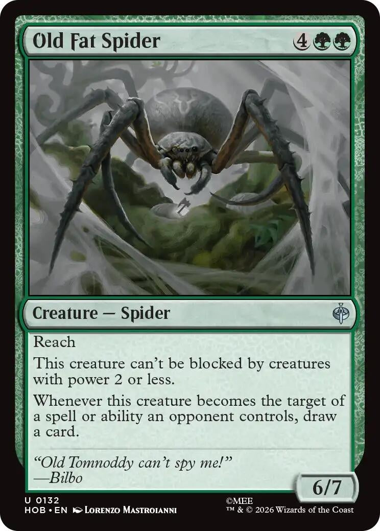 Image for Old Fat Spider (132) (Foil) (The Hobbit) (HOB) - Magic: The Gathering