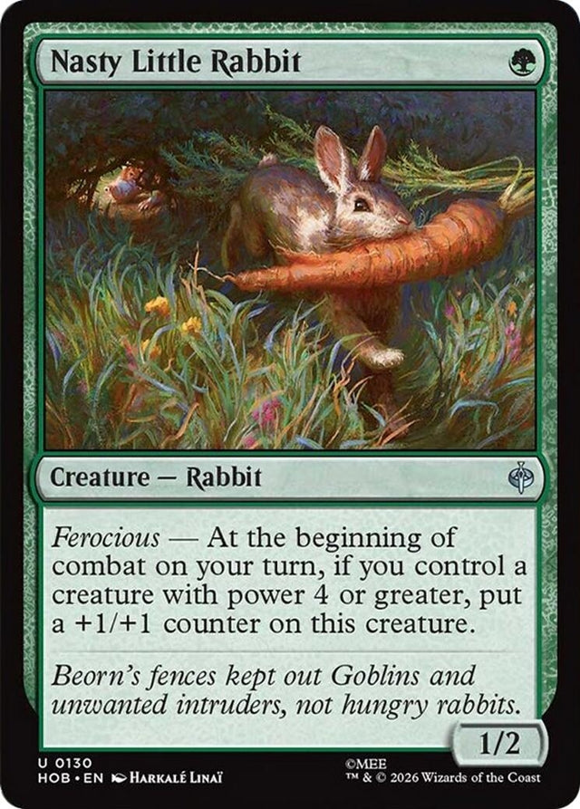 Image for Nasty Little Rabbit (130) (The Hobbit) (HOB) - Magic: The Gathering
