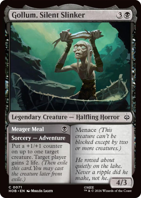 Image for Gollum, Silent Slinker (71) (The Hobbit) (HOB) - Magic: The Gathering