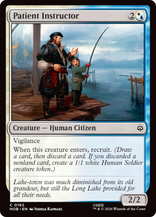 Image for Patient Instructor (162) (Foil) (The Hobbit) (HOB) - Magic: The Gathering