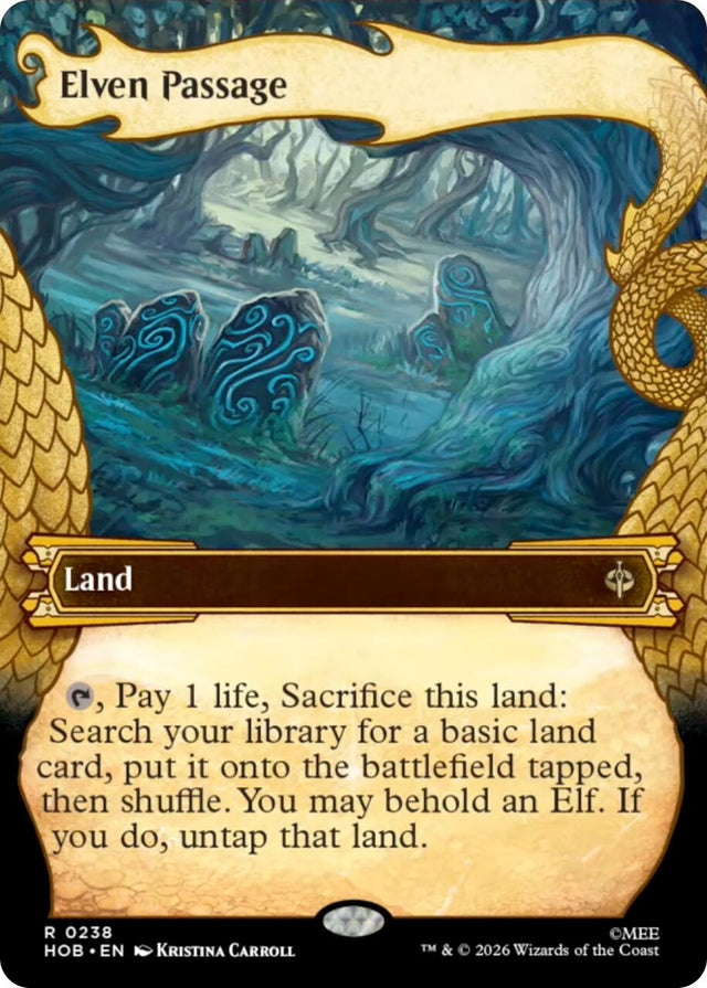 Image for Elven Passage (Showcase) (238) (Foil) (The Hobbit) (HOB) - Magic: The Gathering