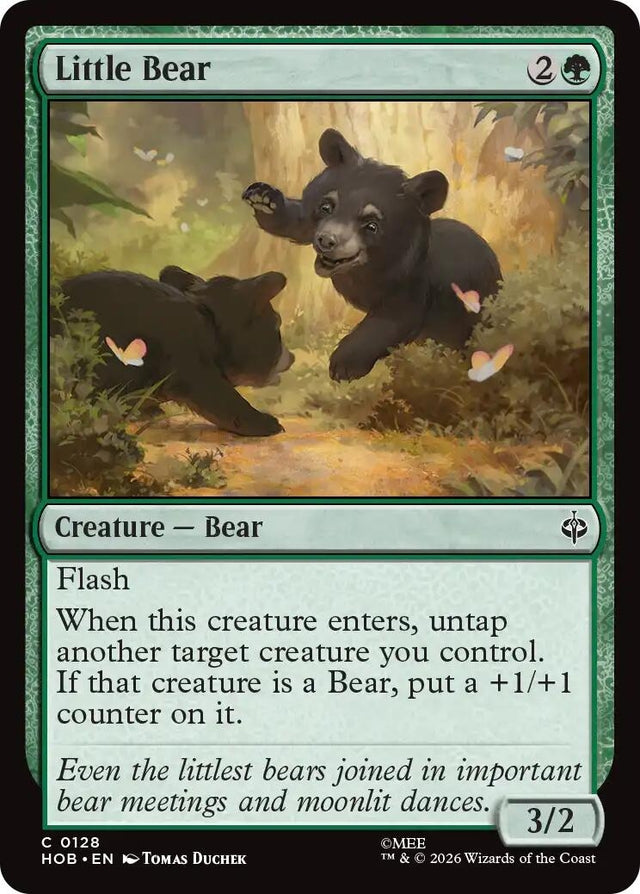 Image for Little Bear (128) (Foil) (The Hobbit) (HOB) - Magic: The Gathering