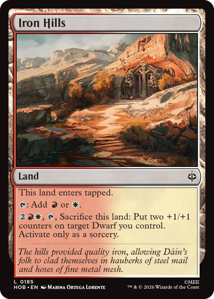 Image for Iron Hills (185) (Foil) (The Hobbit) (HOB) - Magic: The Gathering