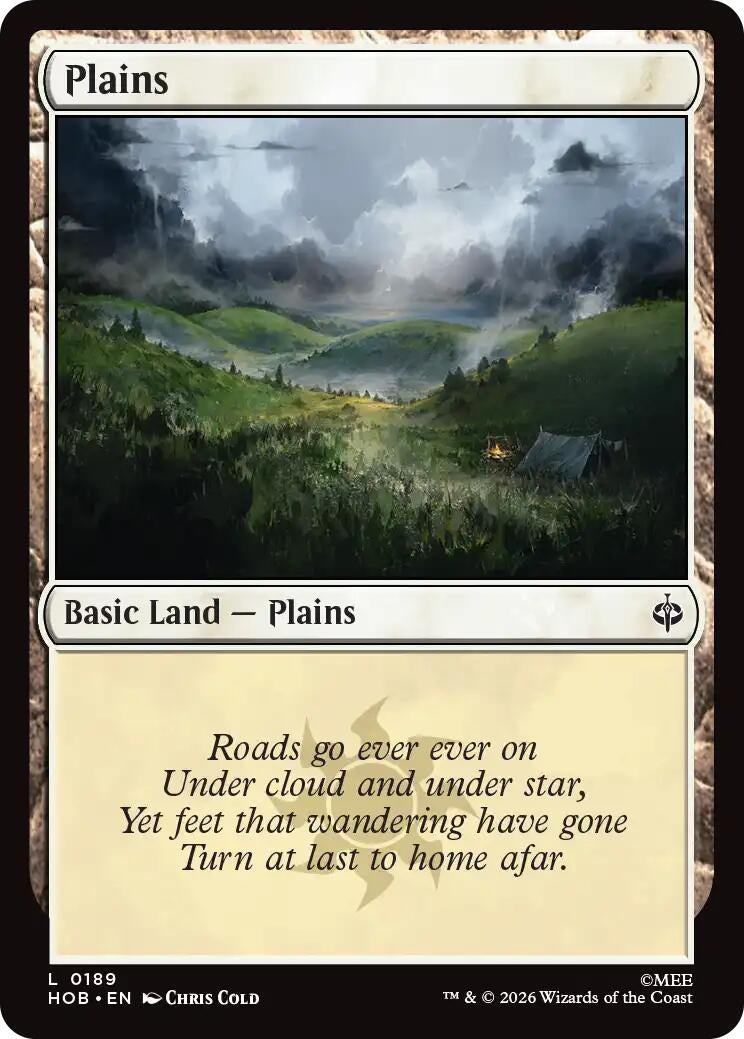 Image for Plains (0189) (189) (Foil) (The Hobbit) (HOB) - Magic: The Gathering