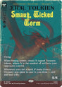 Image for Smaug, Wicked Worm (Borderless) (245) (Foil) (The Hobbit) (HOB) - Magic: The Gathering