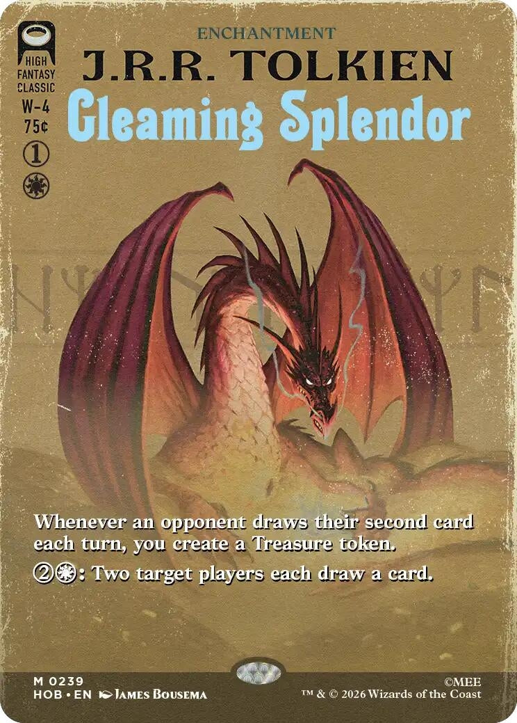 Image for Gleaming Splendor (Borderless) (239) (Foil) (The Hobbit) (HOB) - Magic: The Gathering