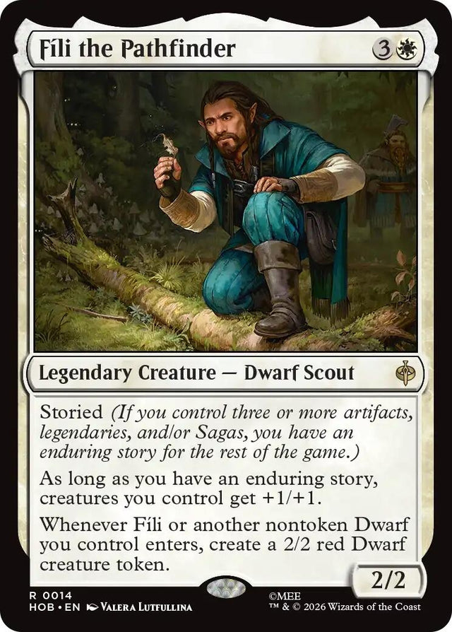 Image for Fili the Pathfinder (14) (Foil) (The Hobbit) (HOB) - Magic: The Gathering