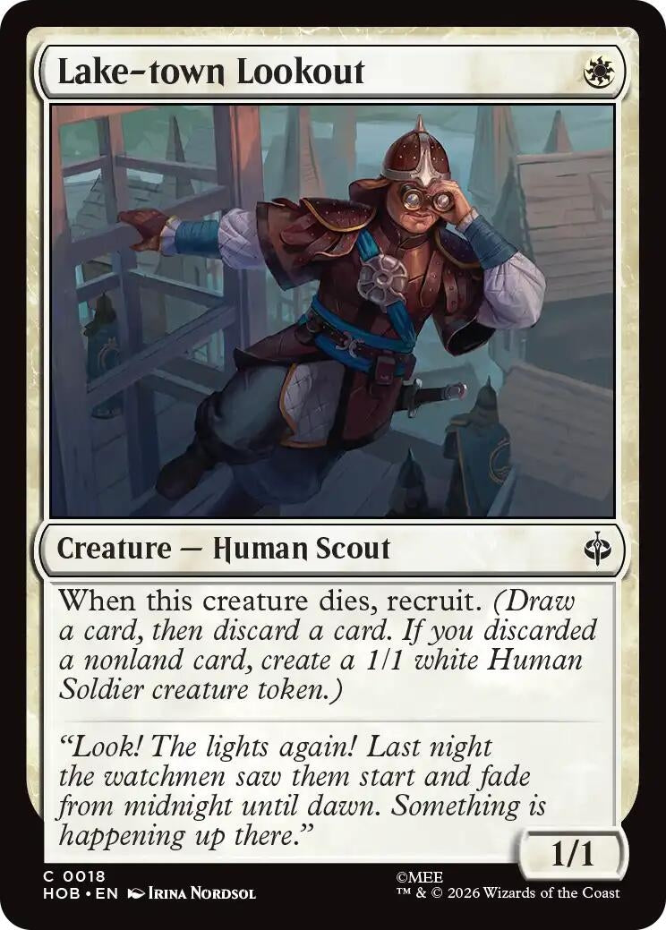 Image for Lake-town Lookout (18) (Foil) (The Hobbit) (HOB) - Magic: The Gathering