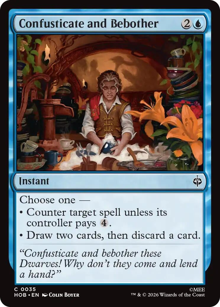 Image for Confusticate and Bebother (35) (Foil) (The Hobbit) (HOB) - Magic: The Gathering